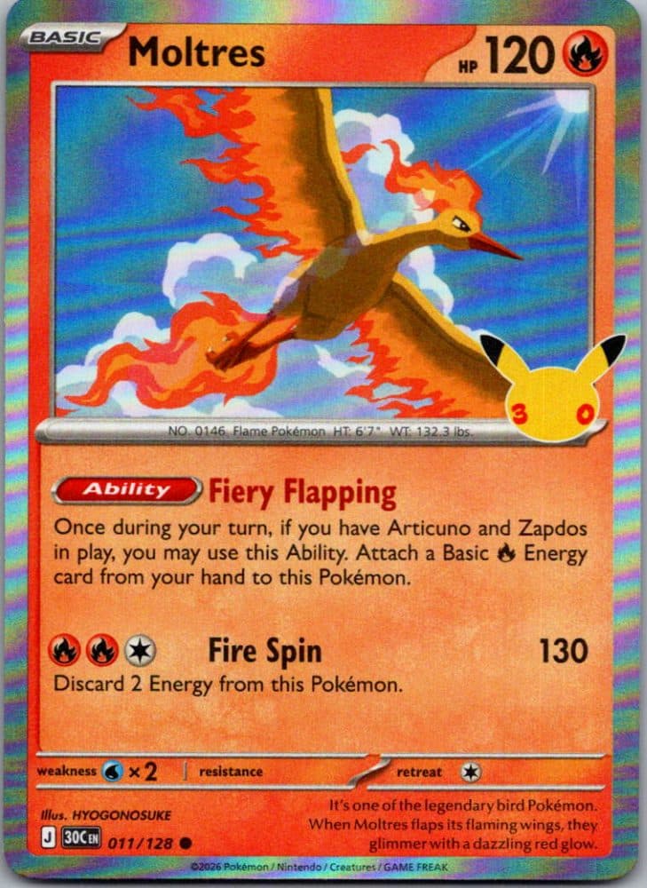 Moltres — scan front