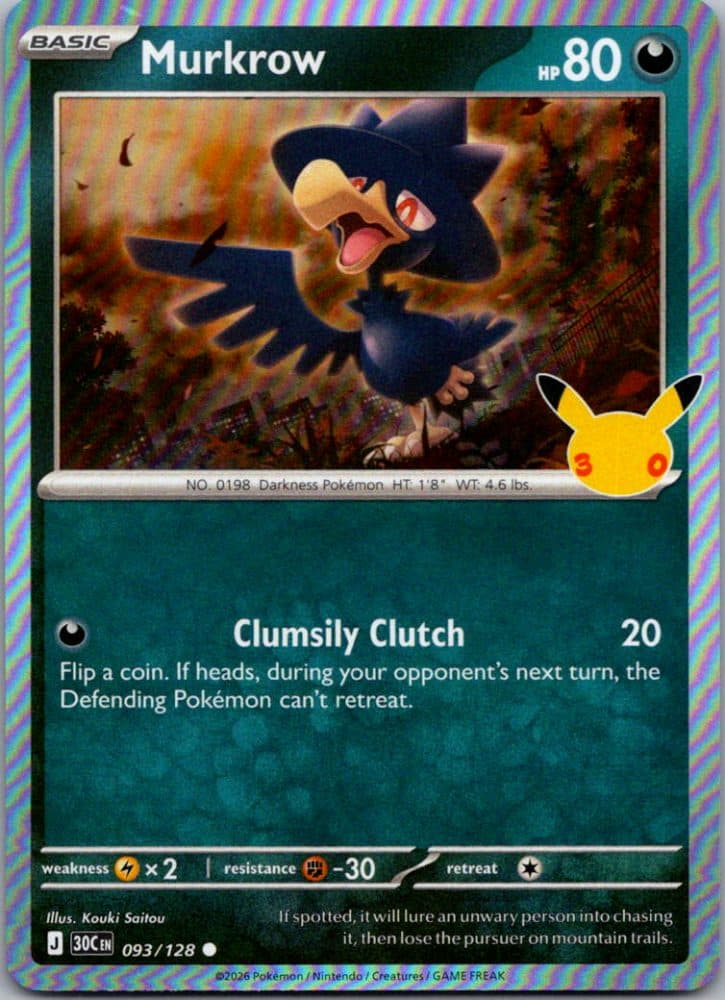 Murkrow — scan front