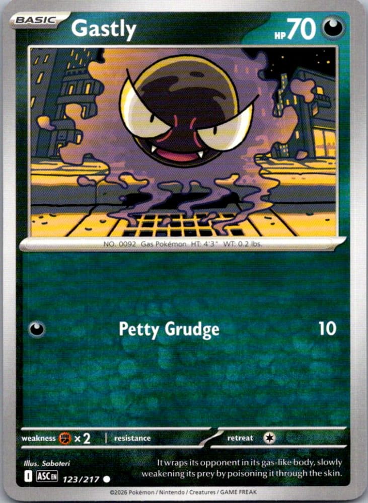 Gastly — scan front