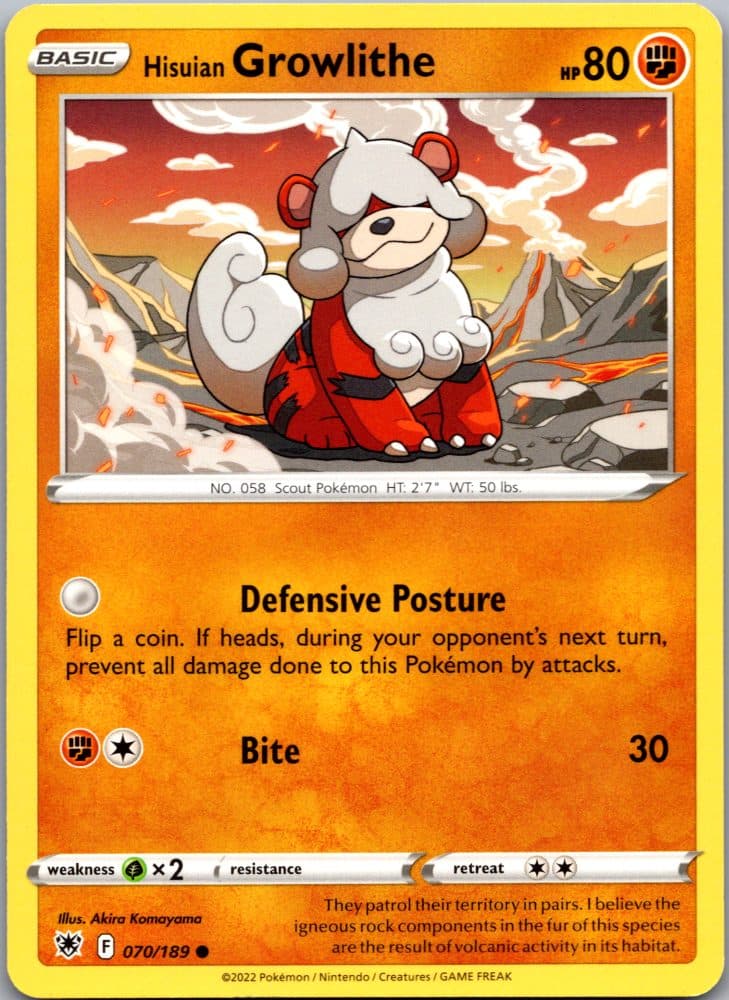 Hisuian Growlithe