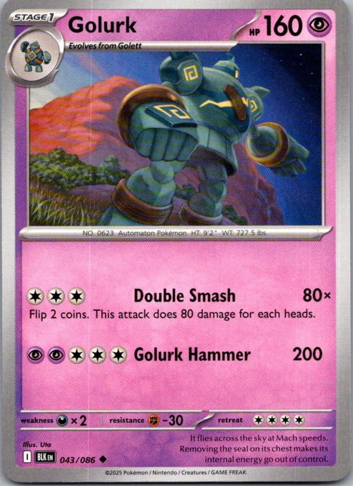 Golurk — scan front