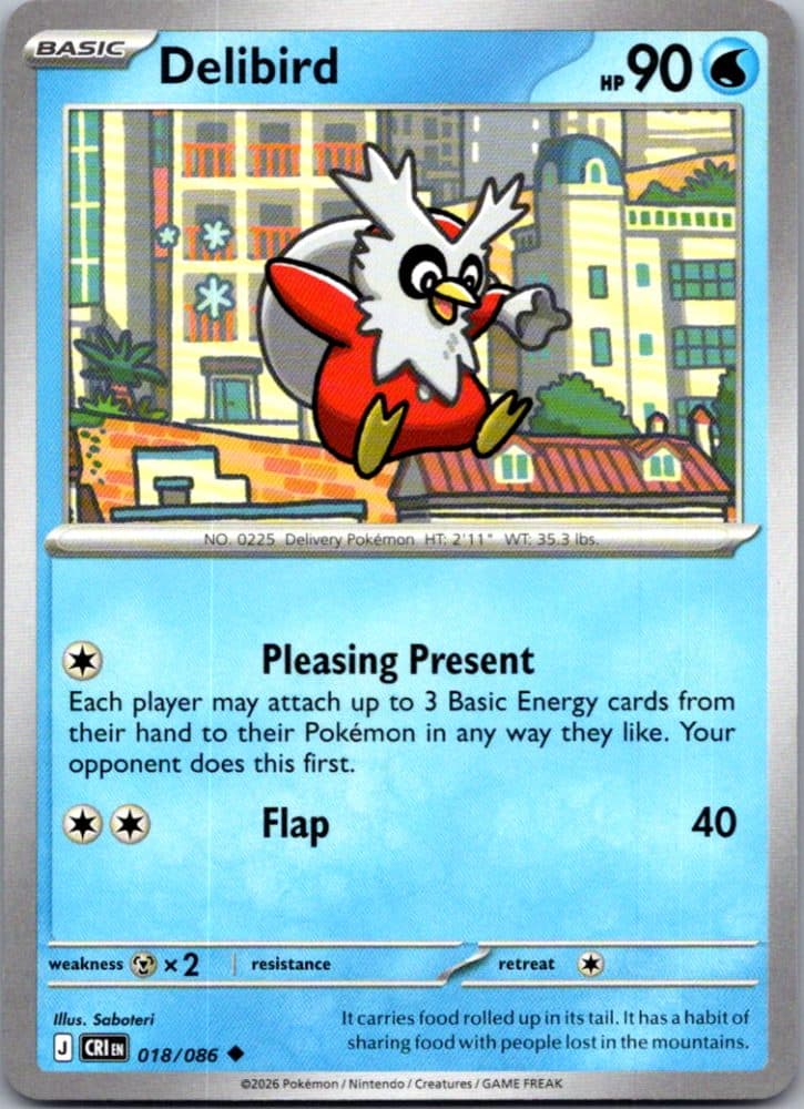 Delibird — scan front