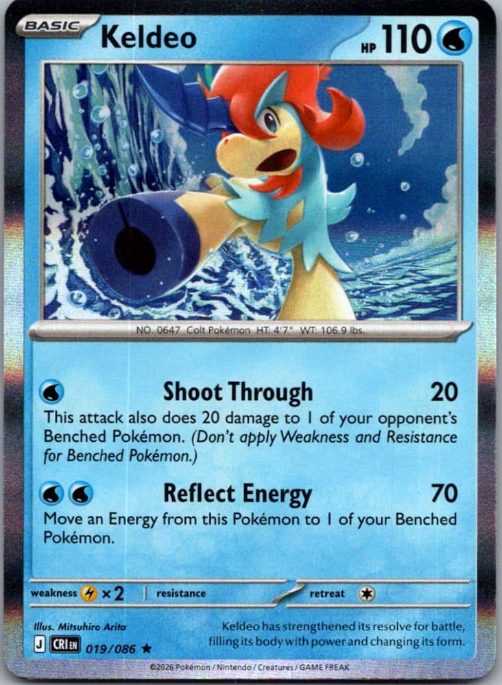 Keldeo — scan front