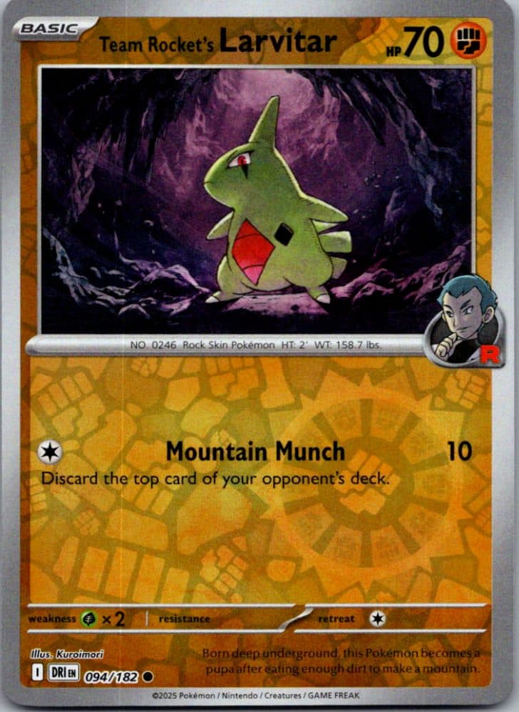 Team Rocket's Larvitar