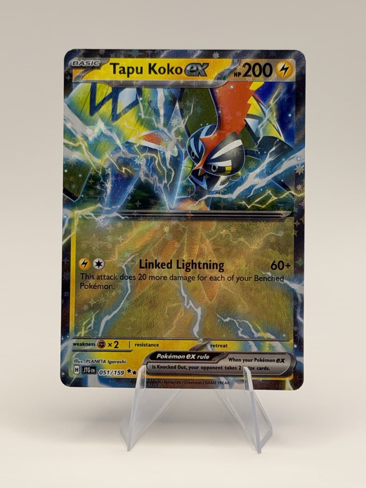 Tapu Koko ex — studio front