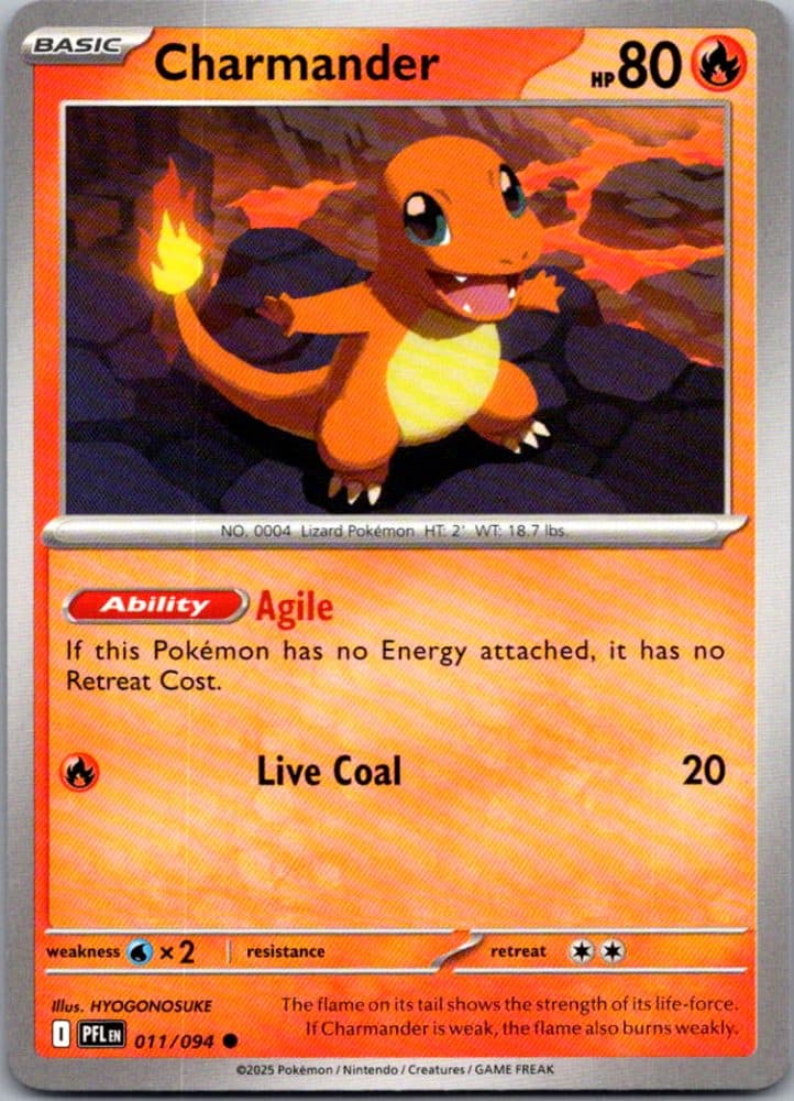 Charmander — scan front