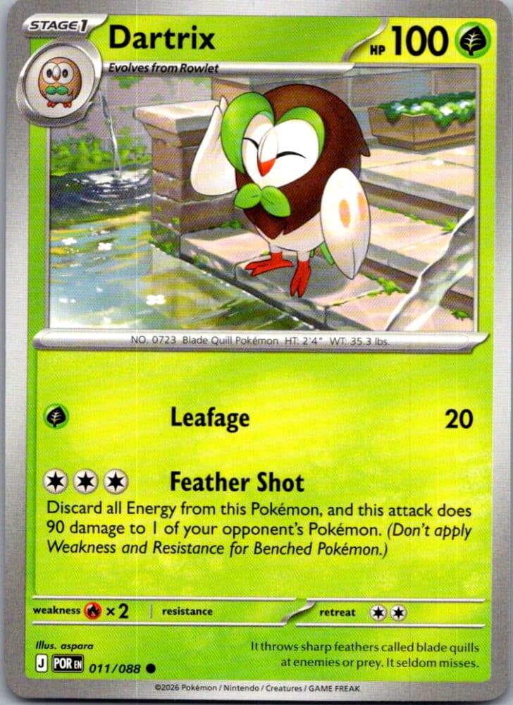 Dartrix — scan front