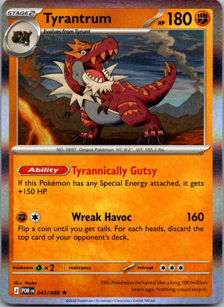 Tyrantrum — scan front