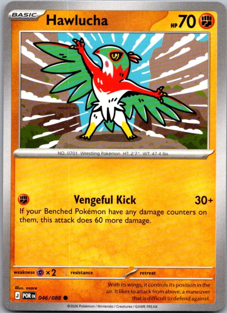 Hawlucha — scan front