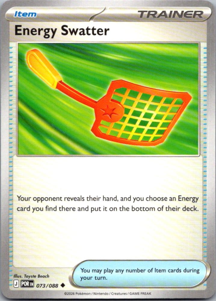Energy Swatter — scan front