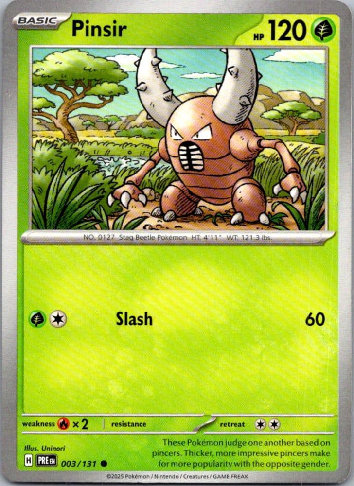 Pinsir — scan front