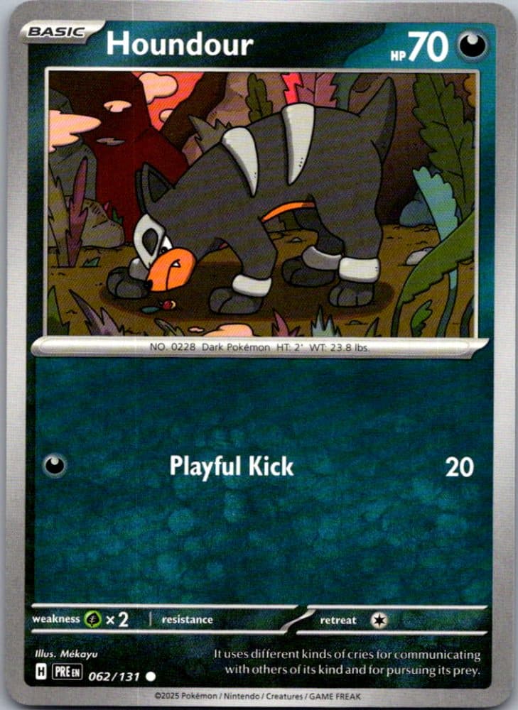 Houndour — scan front