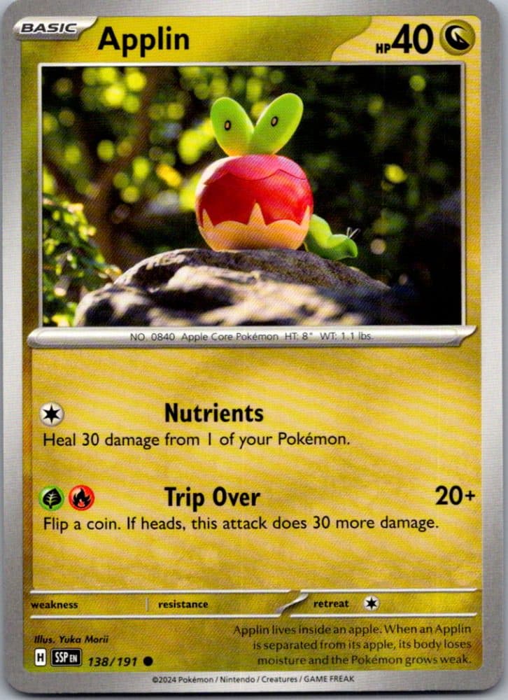 Applin — scan front
