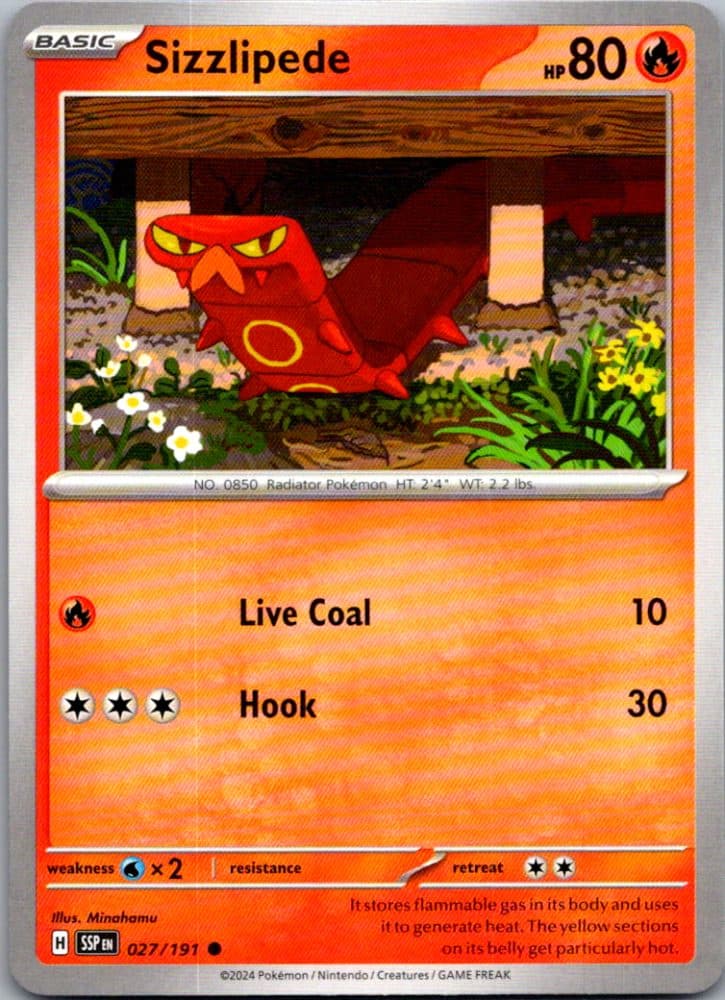 Sizzlipede — scan front