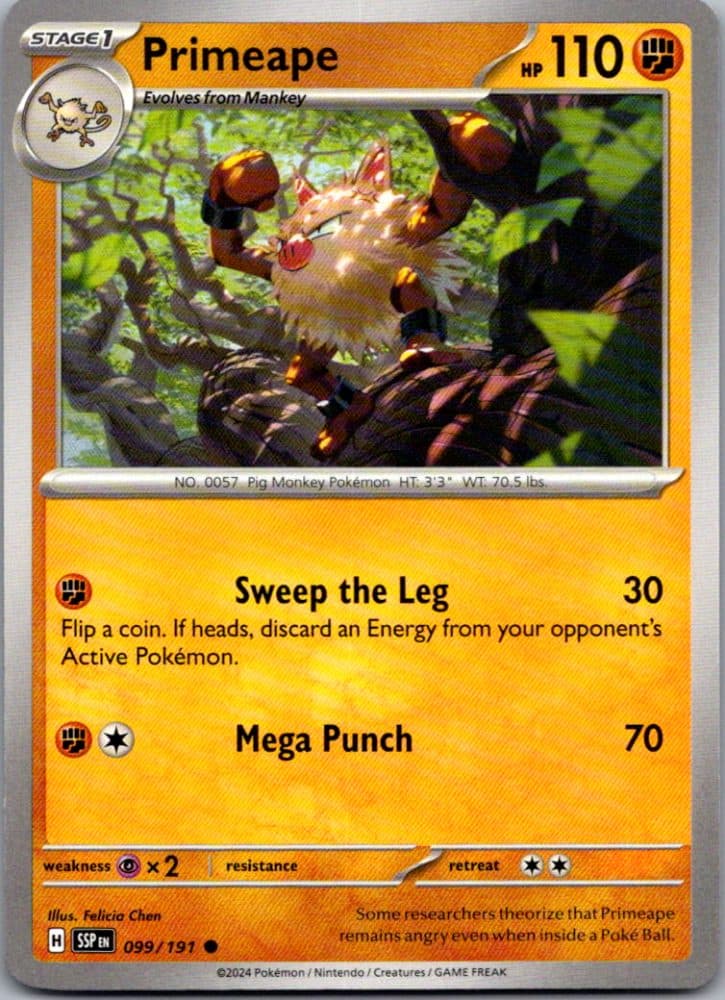 Primeape — scan front
