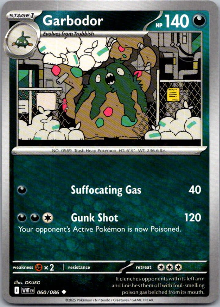 Garbodor — scan front
