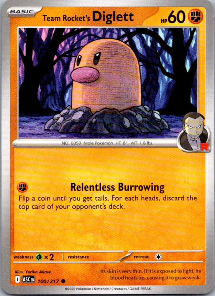 Team Rocket's Diglett