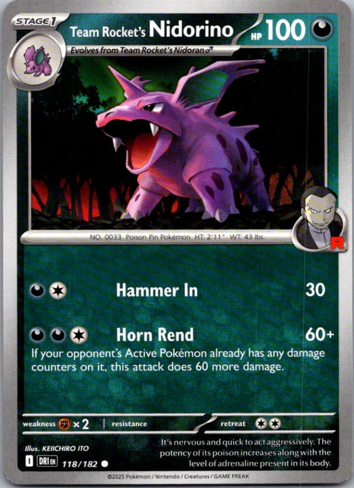 Team Rocket's Nidorino