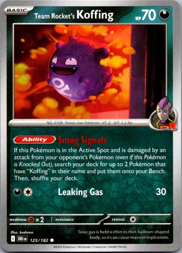 Team Rocket's Koffing