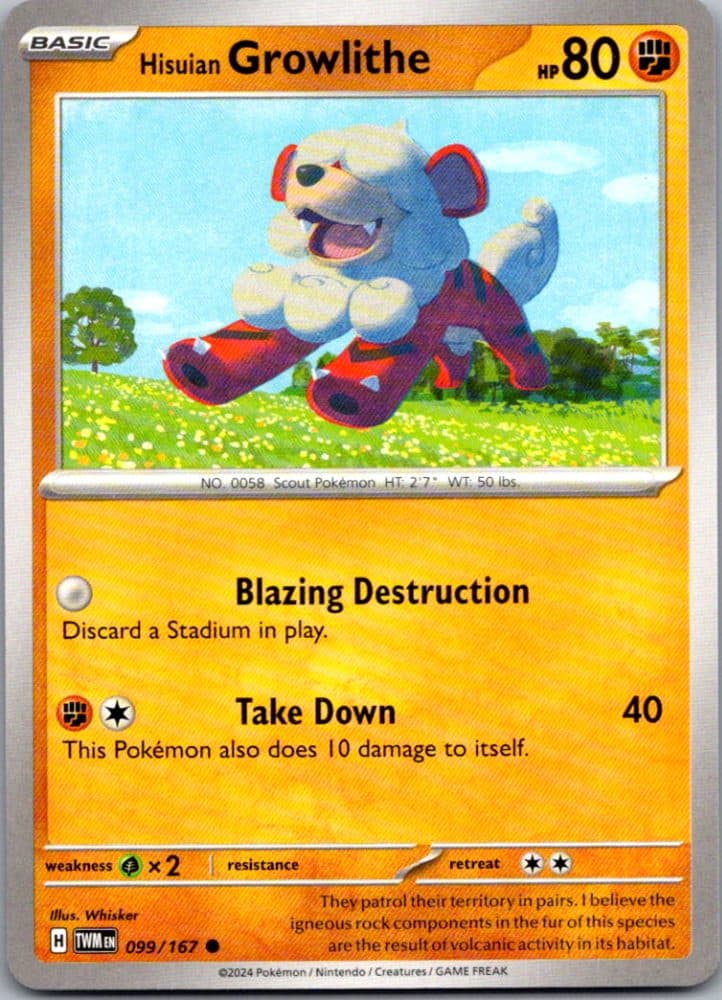 Hisuian Growlithe